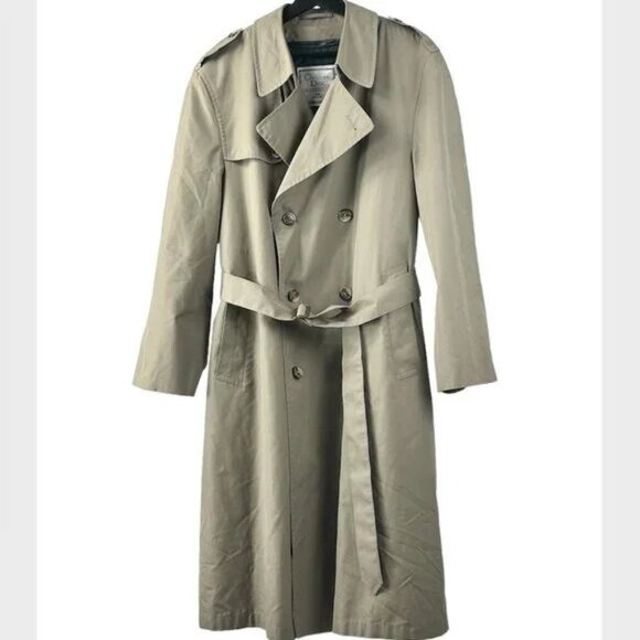 Christian Dior Le Connaisseur taupe double-breasted trench coat size 42R - Picture 1 of 8